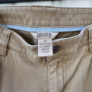 Duluth Trading Co Tan Ankle & Cropped Women Jeans